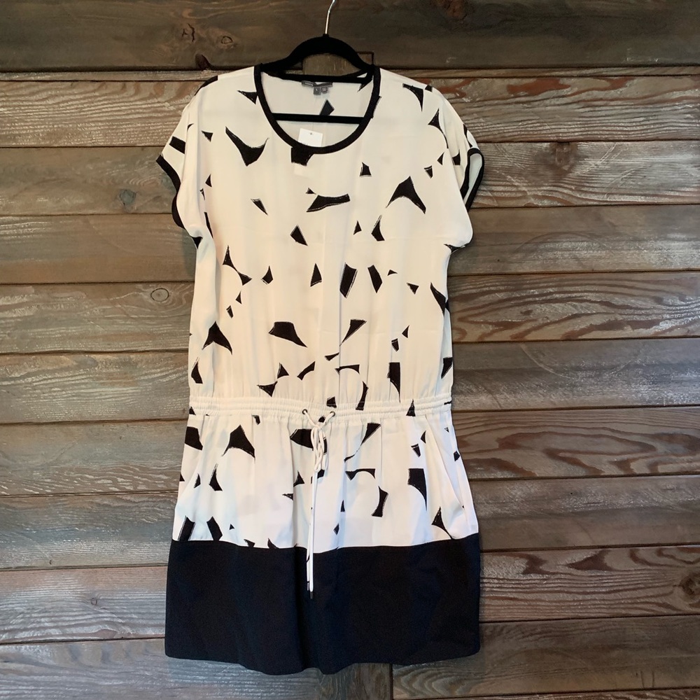 NWT Vince. Black and White Dress